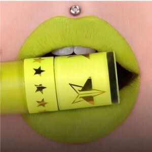 NWT 🌟 Jeffree Star Velour Liquid Lipstick No Offense Neon Green Jawbreaker